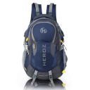 HEROZ Hammer Unisex Nylon 45 L Travel Laptop Backpack Water Resistant Slim Durable Fits Up to 17.3 Inch Laptop Notebook (All) (Grey & Navy Blue)...