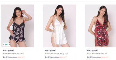 Herryqeal Baby Dolls Starts @299