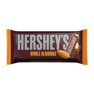 Hersheys Bar Almond, 100gm (Pack of 1) Pouch, 100 g