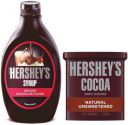 Hershey's Cocoa Powder, 225g and Hershey's Chocolate Syrup, 623g...