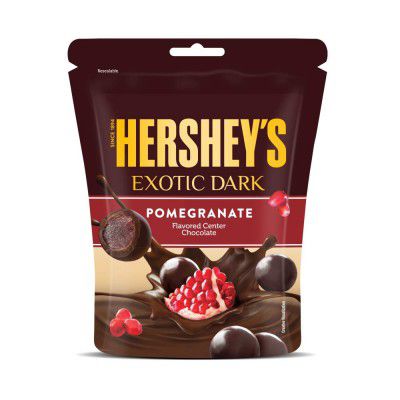Hersheys Exotic Dark Chocolate Pomegranate, 100g (Pack of 3)