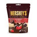 HERSHEY'S EXOTIC DARK Raspberry &Goji Flavor | Dark Cocoa Rich Chocolates 100g...