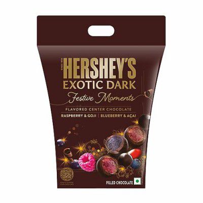 Hershey's Exotic Dark Valentine Gift Pouch for her| for him | 90g (Pack of 3)