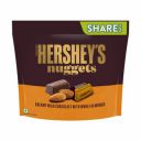 HERSHEY'S NUGGETS CREAMY MILK WITH WHOLE ALMONDS | CRUNCHY CHOCOLATY DELIGHT 130.2g...