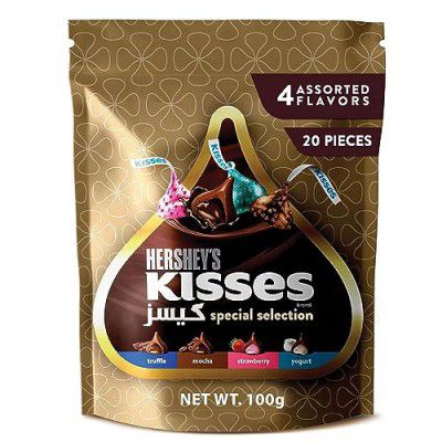 Hershey's Special Assorted Kisses, 4 Flavors, 100gm (Imported)