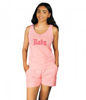 Hestia | Co-Ord Night Wear with Shorts and T-Shirt for Women (Co-ordinate Set 1)