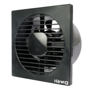 HEWA 4 inch (100mm) 100% copper Ventilation Exhaust fan for kitchen, bathroom, office (BLACK)