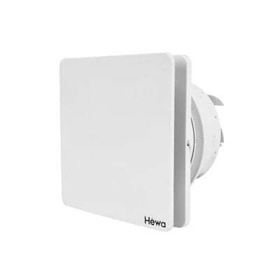 HEWA Casa 6 inch 150mm (round) High Speed Copper Exhaust fan for Bathroom Kitchen Office with Dust Protection Shutters (White)