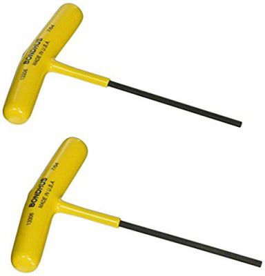 Hex Wrench, 7/64", T-Handle with Cushioned Grip, 4.4" Long