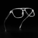 HEXXA Full Rim Aviator Anti Glare & Blue Cut Computer Glass For Men & Women (50 mm)...