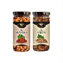 Hey Nutty's Natural Dried Munakka And Afghani Anjeer (500g Each) | Premium Golden Raisins & Figs | Delicious & Healthy Snack...