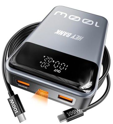 HEYMIX 100W Laptop Power Bank - 20000mAh Laptop Powerbank Portable Charger