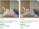 Upto 86% OFF On Arvind Bedsheet...