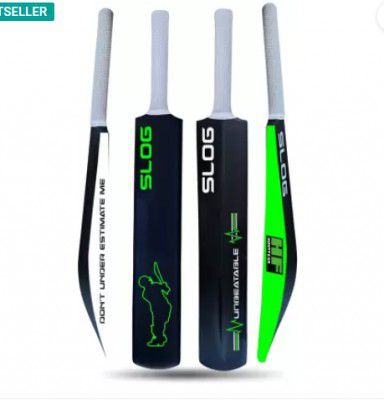 HF THE ORIGINAL Slog Full Size (Ideal for 15+) Hard PLastic For tennis Ball PVC/Plastic Cricket Bat  (850 g)