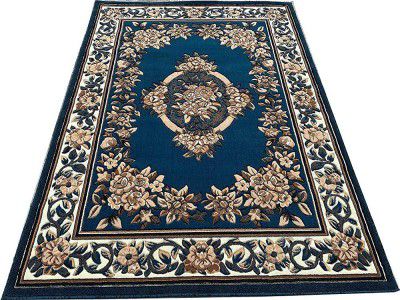 Hi-Fi Carpets Beatiful Floral Persian Design Velvet Touch Carpet - 5 x 7 Feet (150x210 cm)