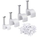 Hi-PLASST Cable Clips (4mm + 6mm + 8mm +12mm) 200pcs Combo ...