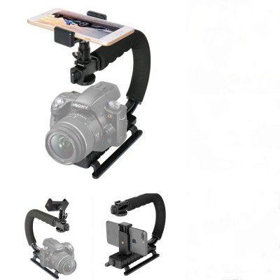 HIFFIN 3-in-1 Universal Stabilizer C-Shape Bracket Video Handheld Grip