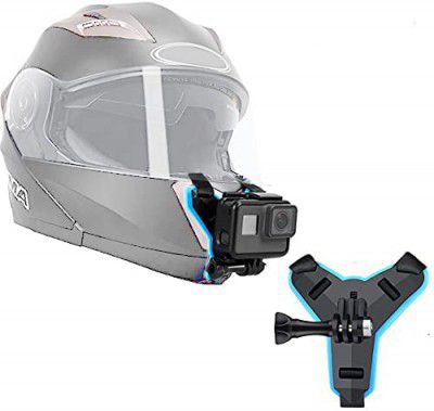 HIFFIN Helmet Chin Strap Mount with Mobile Clip & Screw Compatible