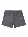 HIGH Star Girls Grey Slim-Fit Denim Shorts...