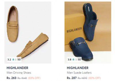 HIGHLANDER Men Loafers @ ₹263