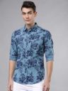 Highlander Men Printed Casual Cut Away Shirt...