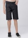 HIGHLANDER Men Slim Fit High-Rise Denim Shorts...