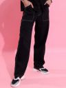 HIGHLANDER Men Straight Carpenter Fit Clean Look Cargo Jeans...