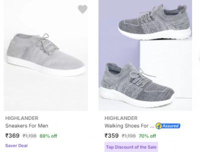 Highlander Men’s Casual Shoes 75% Off