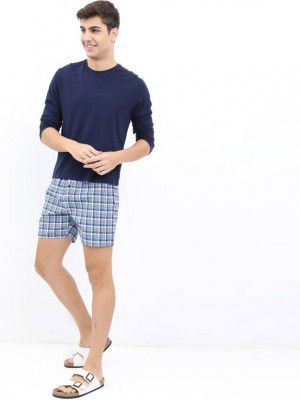 HIGHLANDER Pack of 3 Checkered Men Boxer