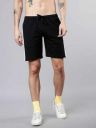 HIGHLANDER Solid Men Black Sports Shorts...