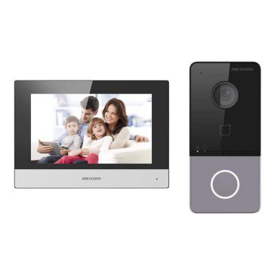 HIKVISION IP Based Video Door Phone/Bell 7-inch Colorful TFT Screen (DS-KIS603-P)