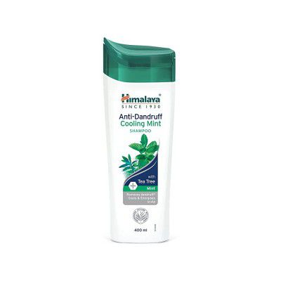 Himalaya Anti-Dandruff Cooling Mint Shampoo | Fights Dandruff | Soothes Scalp & Reduces Itch | Enriched with Tea Tree Oil & Mint | 400ml