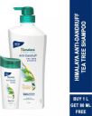 HIMALAYA Anti-Dandruff Tea Tree Shampoo (1L) + Anti-Dandruff Tea Tree Shampoo - (80ml)...