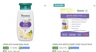 Loot : Himalaya Baby Products upto 60% off + Extra 4% Coupon
