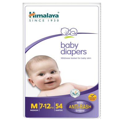 Himalaya Baby Diapers Medium (7 - 12 kg) 54 Count