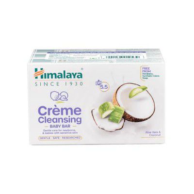 Himalaya Creme Cleansing Baby Bar 75 gm | Pack of 3