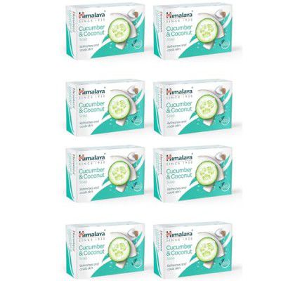 Himalaya Cucumber & Coconut Soap 125G (Pack Of 8)