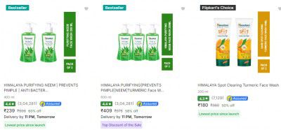 Upto 60% Off On Himalaya Face Wash