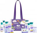 HIMALAYA Happy Baby Gift Travel Bag with Baby Towel (9 in 1)  (White)...
