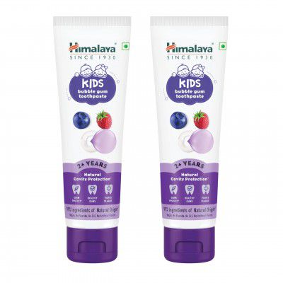 Himalaya Kids Bubble Gum Toothpaste, 80g x Pack of 2 