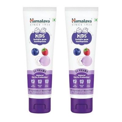 Himalaya Kids Bubble Gum Toothpaste, 80g x Pack of 2