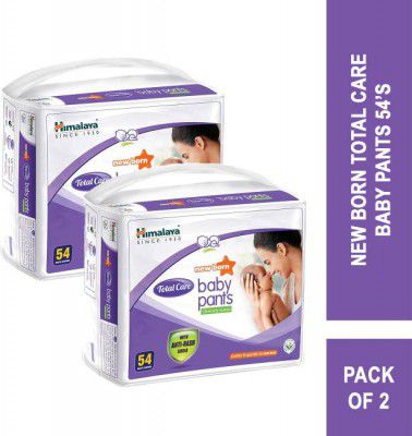 HIMALAYA NEW BORN TOTAL CARE BABY PANTS 54S(PO2) - New Borna (108 Pieces)