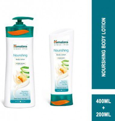 HIMALAYA Nourishing Body Lotion (400ml + 200ml)  (600 ml)