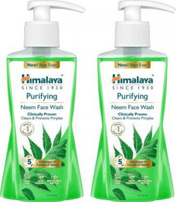 Flipkart Minutes : Himalaya Purifying Neem Face Wash | 400 ml (2 x 200ml)