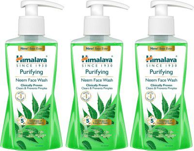 HIMALAYA Purifying Neem | Face Wash | 3×200 ml