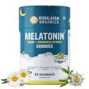 HIMALAYAN ORGANICS Melatonin 5Mg Gummies With Tagar & Chamomile Extract I L-Threnine & Vitamin B6, Relax Mind & Nerve Relaxation I - Sleep Gummy - (60 Gummies)...