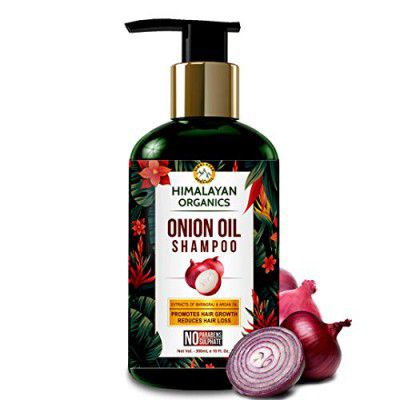 Himalayan Organics Onion Oil Shampoo - No Parabens & No Sulphate - 300ml