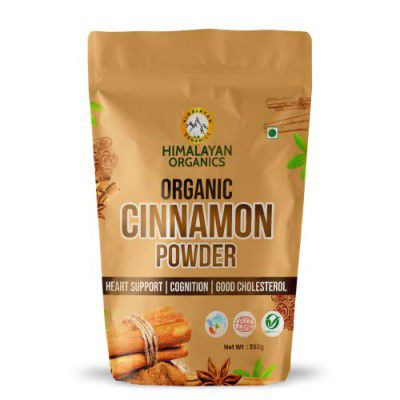 Himalayan Organics Organic Cinnamon/Dalchini Powder | Heart Support, Cognition, Good Cholesterol (350 grams)