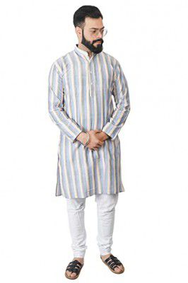 Himashu Handlooms Mens Cotton Long Kurta
