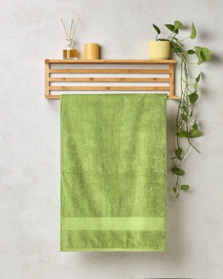 Himêya 100% Cotton Towels for Bath |70 cms x 140 cms - Olive Green -Pack of 1